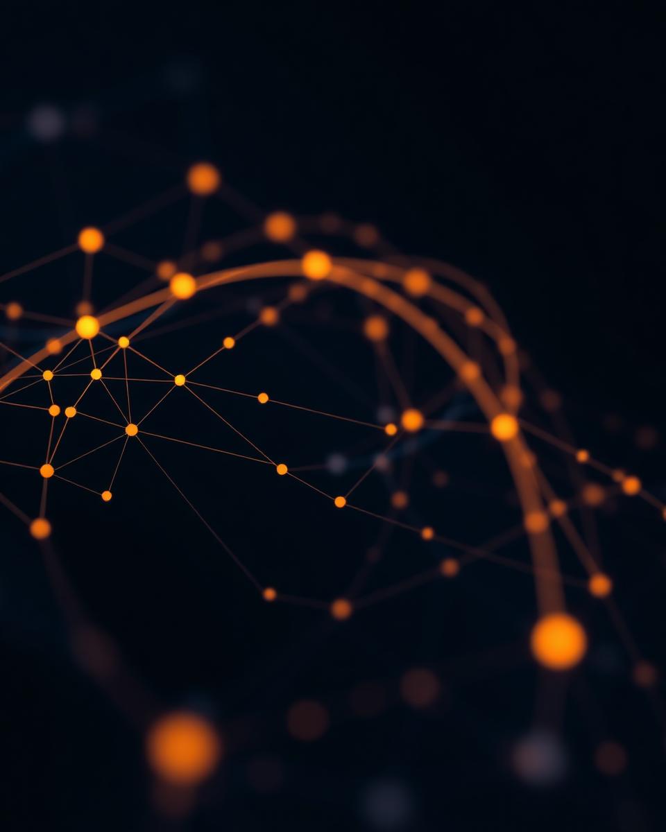 Visualização abstrata de rede neural e análise preditiva
